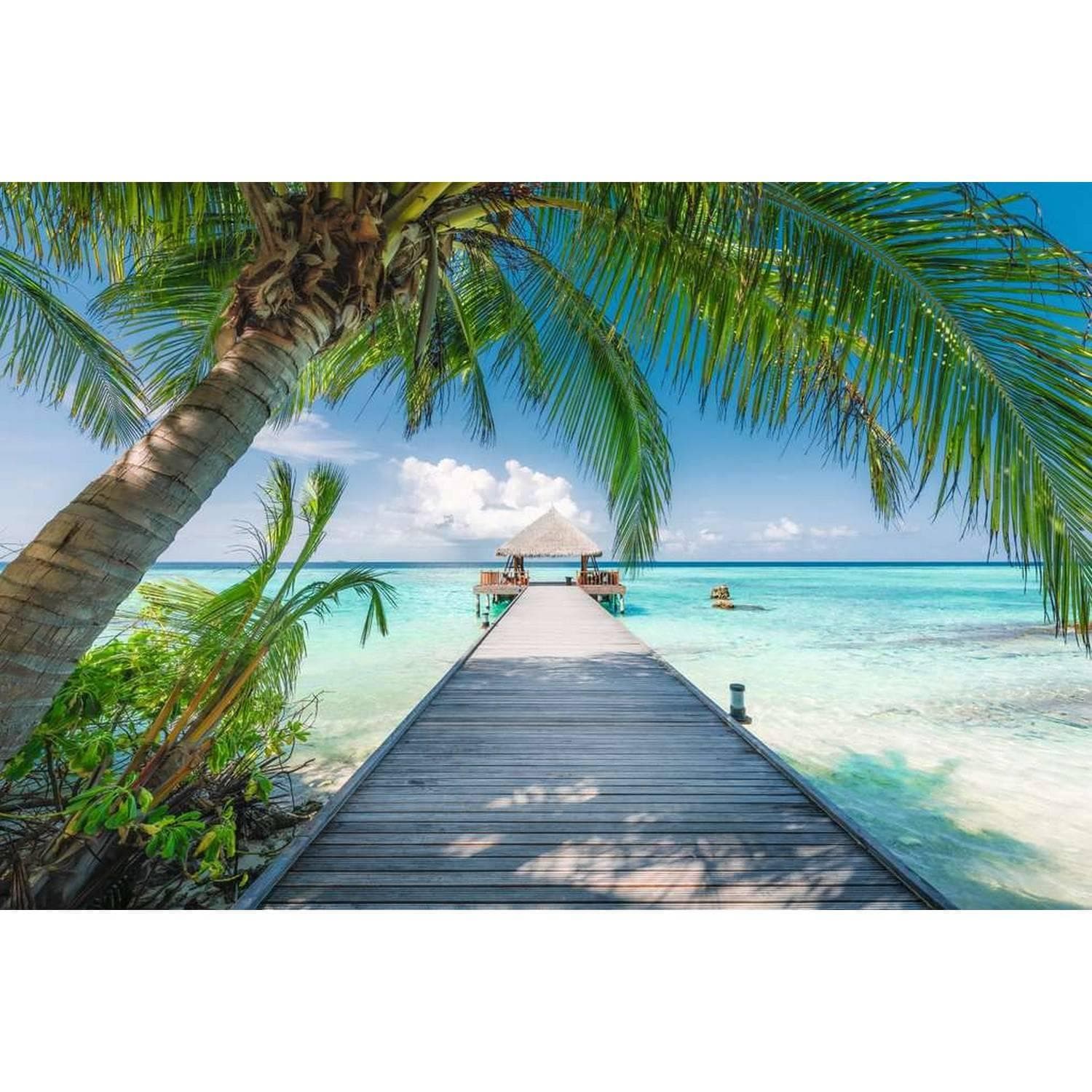 Puzzle 4000 pièces : Plage de rêve aux Maldives