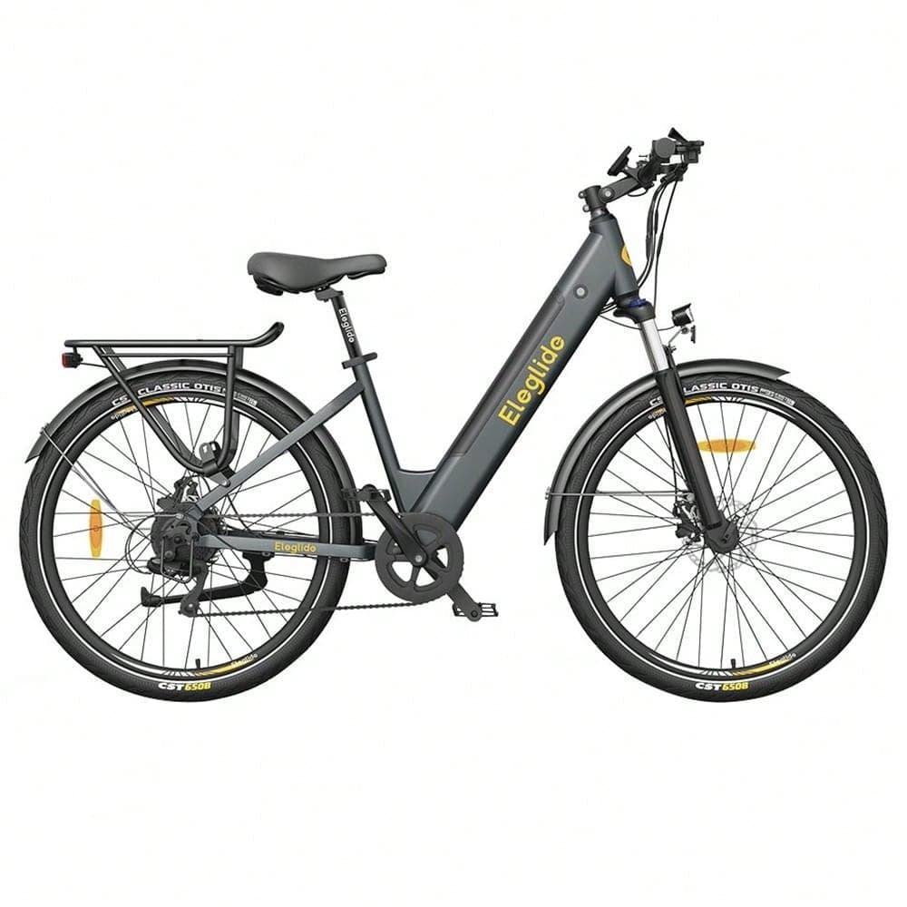 Vélo de ville électrique Eleglide T1 Step-Thru 27,5 pouces avec batterie au lithium 36 V 13 Ah jusqu'à 100 km de longue portée, moteur 250 W,